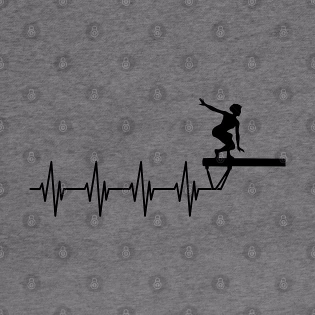 Gymnast Heartbeat by KC Happy Shop